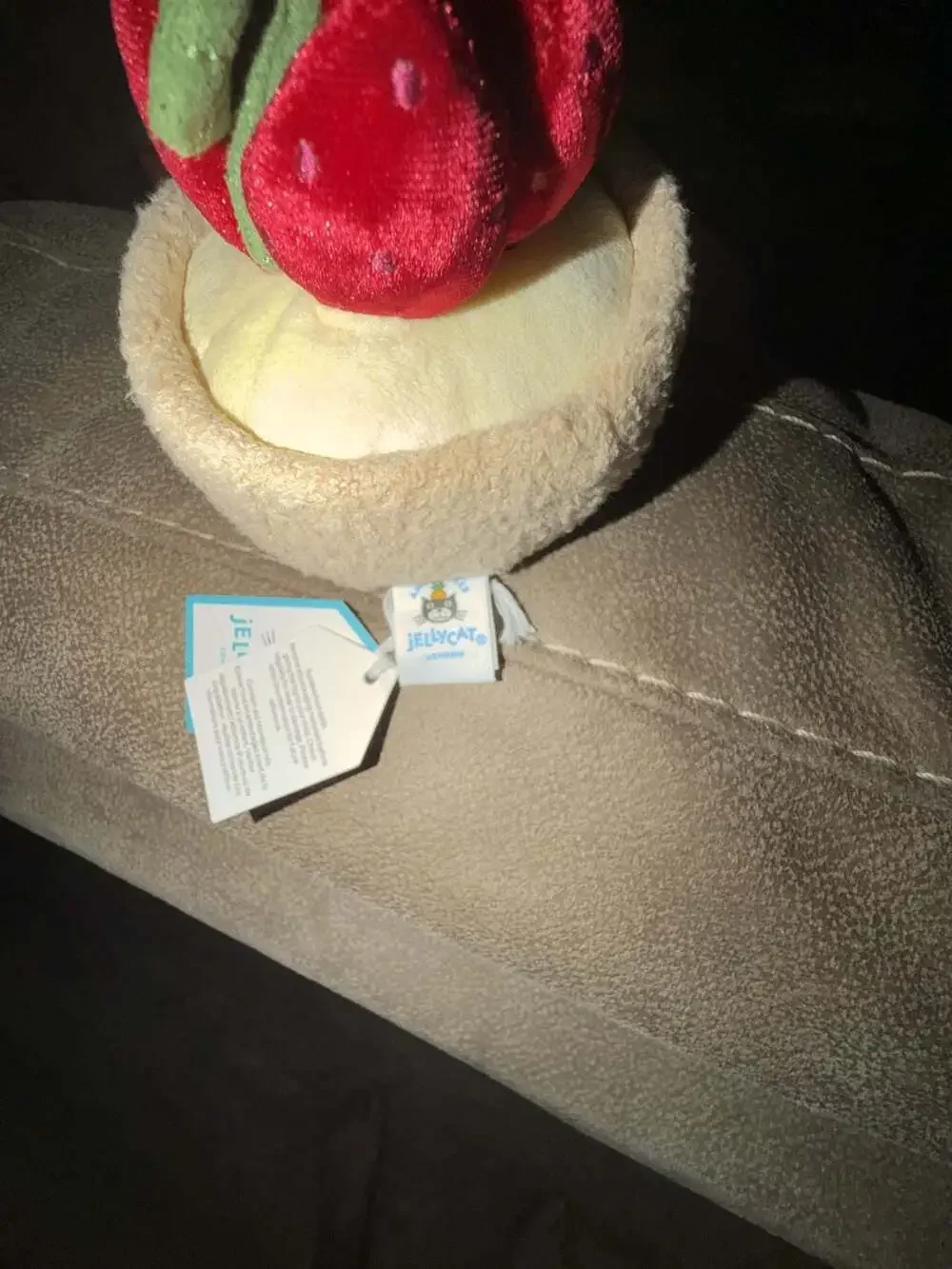 Jellycat Fleurette Tarte Aux Fraises Amuseables Food & Drink Plush Toy NWT